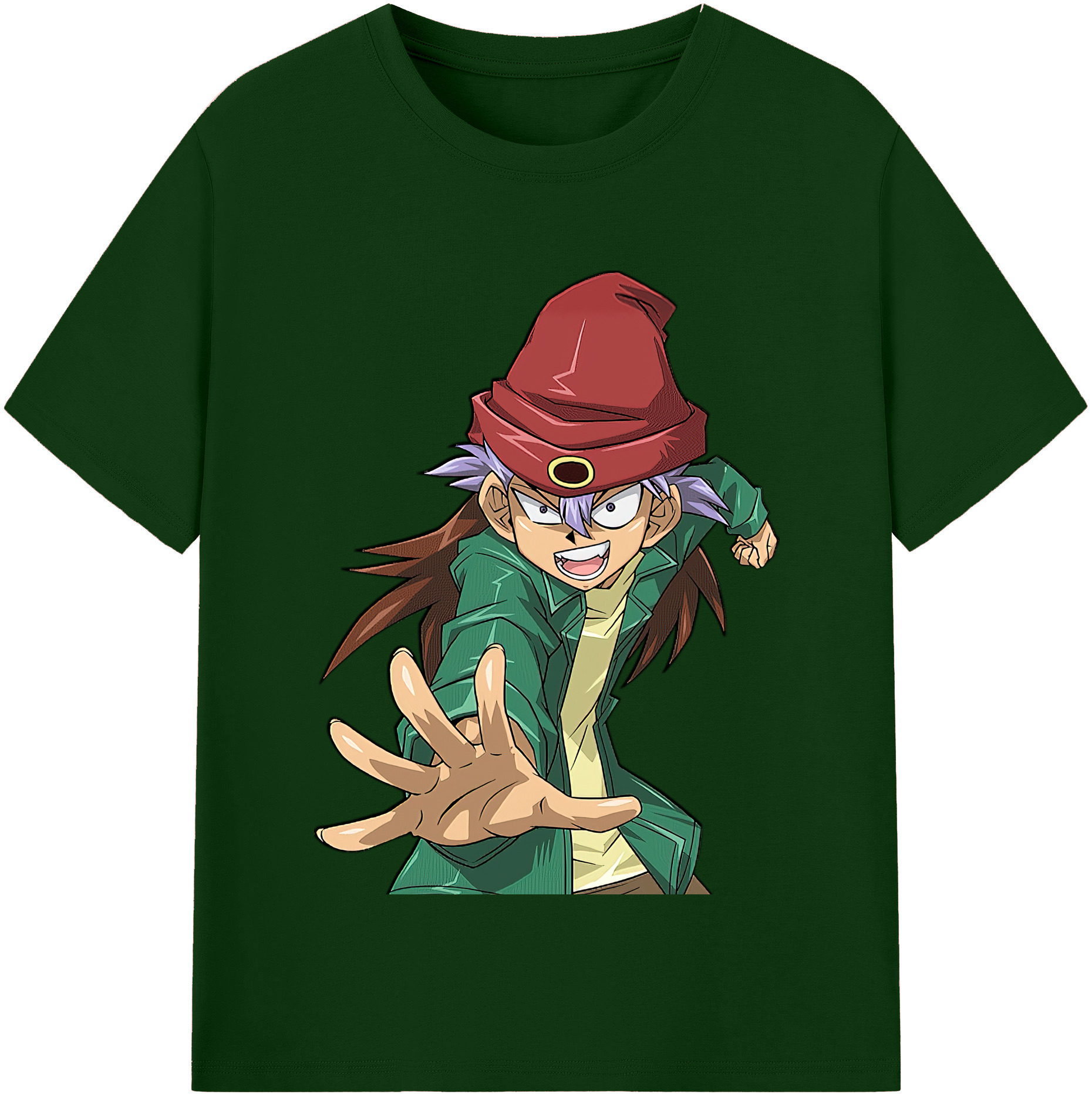 （画像用） 遊☆戯☆王 Yu-Gi-Oh! 綿100％半袖Tシャツ（フロントプリント）